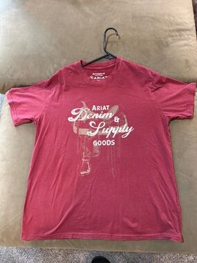 Ariat Red Denim & Supply Graphic Tee